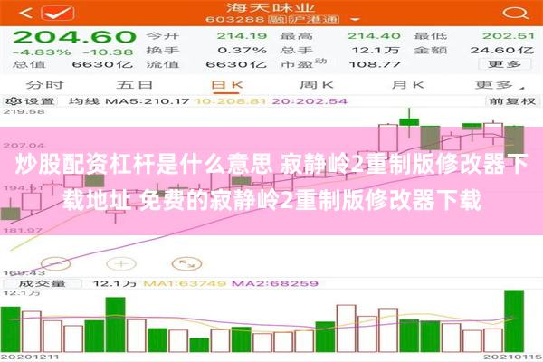 炒股配资杠杆是什么意思 寂静岭2重制版修改器下载地址 免费的