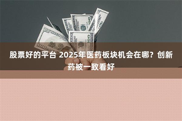 股票好的平台 2025年医药板块机会在哪？创新药被一致看好