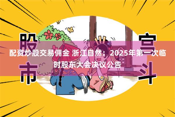 配资炒股交易佣金 浙江自然：2025年第一次临时股东大会决议